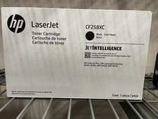 HP 58X CF258X Genuine Laser Toner Cartridge - Black