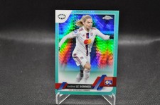 Eugenie Le Somm 2022-23 Topps Chrome UEFA Womens UCL #3 Aqua Prism Refractor