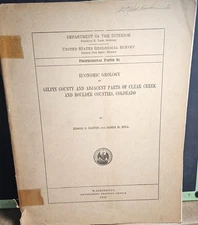 Economic Geology Gilpin County Clear Creek Boulder Counties Colorado 1917