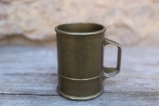 Mosiężny wymiar kawy z 2 jednostkami miary Vintage lata 60. 70.