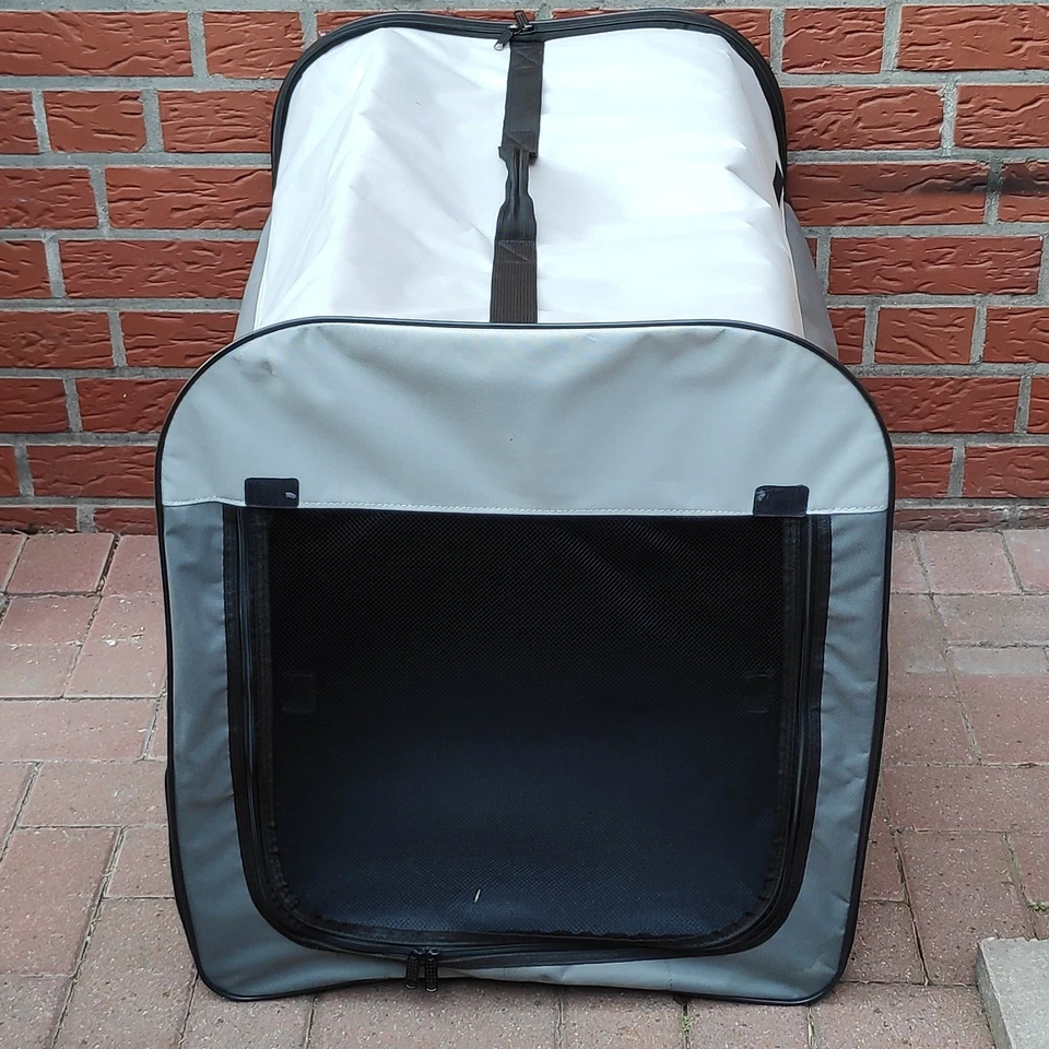 Trixie Hundebox Hundetransportbox Soft Kennel Basic - 55 × 65 × 80 cm | Gr. M  - Bild 2 von 4