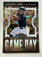 2020 Panini Contenders - Game Day Francisco Lindor Cracked Ice #GD-5 04/23