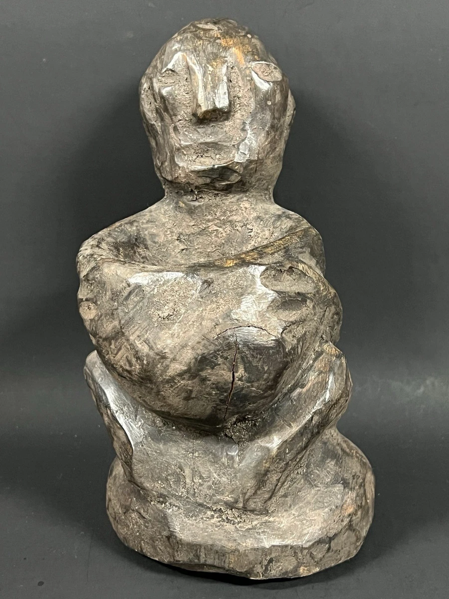 フィリピン BULUL ブルル 木彫 プリミティブアート 置物 民族工芸 イフガオ族 フィリピン ブルル BULUL 木彫 プリミティブアート 置物