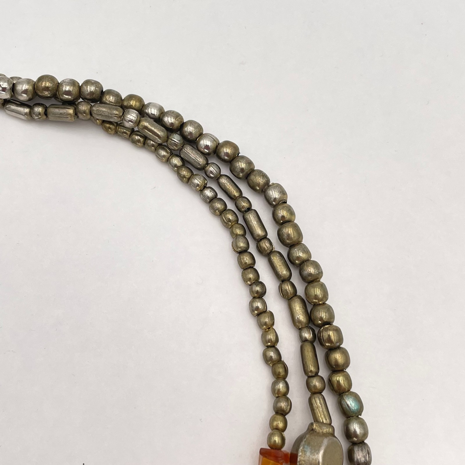 Boho Statement Beaded Layered Charm Necklace Gold… - image 8