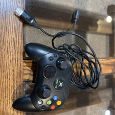 Original Xbox S-type Wired Controller With Breakaway Cable TESTED WORKING