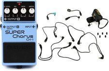 Boss CH-1 Stereo Super Chorus Pedal  Truetone NW1CP2-US Value Bundle