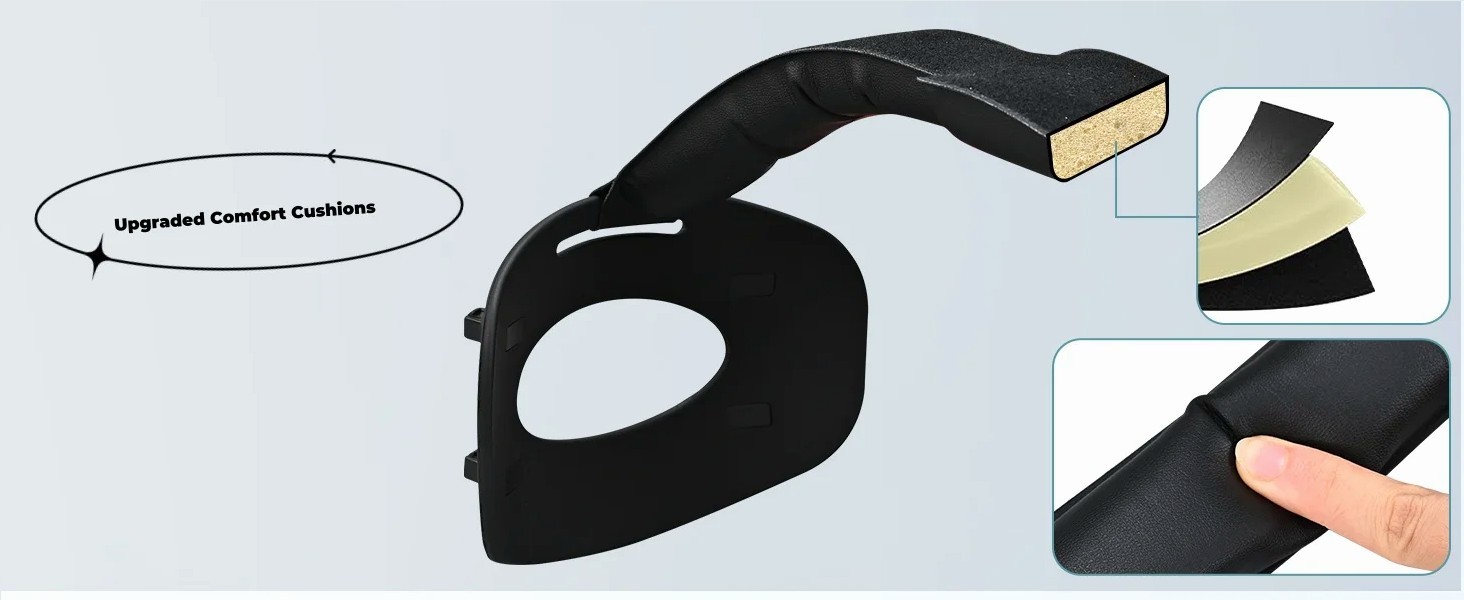 Adjustable Head Strap for Quest 2 Headsets - Comfortable Ergonomic VR Accessory