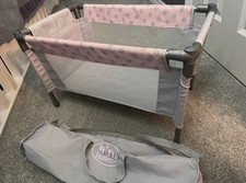 Tiny Treasures dolls travel cot Complete With storage bag