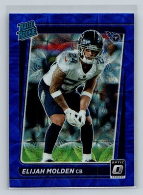 Elijah Molden 2021 Donruss Optic Blue Scope #300 Rated Rookie Titans