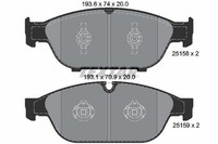 Textar Textar BremsbelÄGe Vorne 2515802 Audi A6 C7 + Allroad + Avant A7 A8 PR 1L