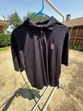 Large Black Texas Tech Men’s Dri Fit Polo 