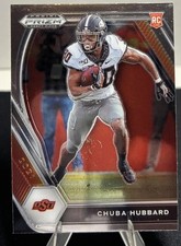 2021 Panini Prizm Draft Picks Chubba Hubbard Rookie Card 