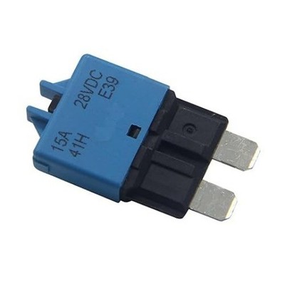 Manual Reset 15A Blade Fuse E39K (T3) for Automotive, Truck, RV, Marine Boat, Tr