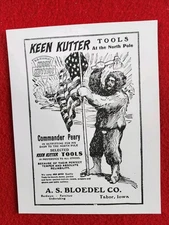 Keen Kutter Advertising Tool Advertising North Pole Peary Rare Advertising 
