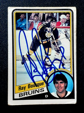 RAY BOURQUE AUTHENTIC AUTOGRAPH 1984-85 O-PEE-CHEE 84-85 #1 FAIR+