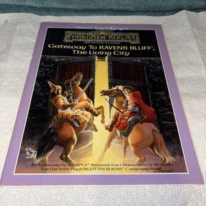 LC1 GATEWAY TO RAVENS BLUFF THE LIVING CITY DUNGEONS & DRAGONS AD&D MAP!