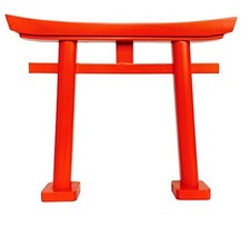 Torii Wooden Gate Red Japanese KAMIDANA Inari...