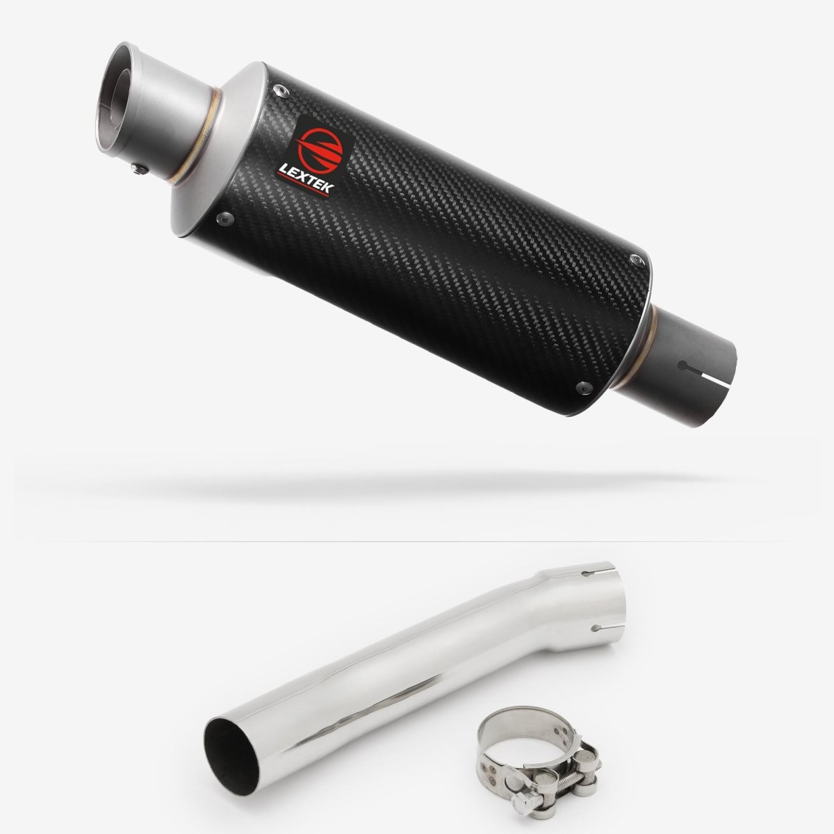 Lextek Slip-on Stainless Steel 240mm Exhaust for Suzuki SV650 99-02