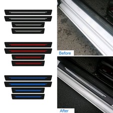 Car Accessories Door Plate Sill Scuff Cover Anti-Scratch Sticker Strip Protector