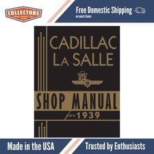 1939 Cadillac Lasalle Shop Manual