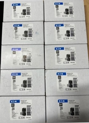 10 PCS Eaton BRN120AF BR Combination AFCI Circuit Breaker 20 AMP NEW