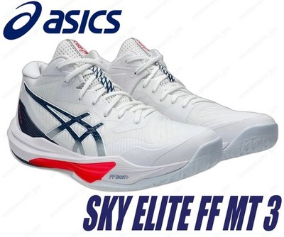 ASICS Volleyball Shoes SKY ELITE FF MT 3 1051A081-104 White/Mako