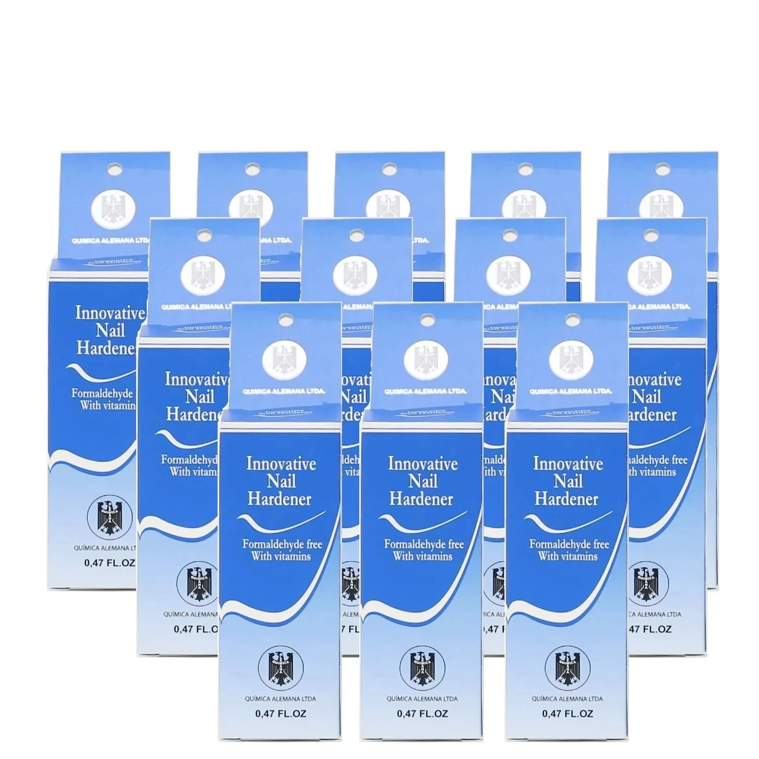 (pack of 12) Quimica Alemana Nail Hardener Formaldehyde Free