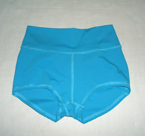 Five The Label Dancewear Short Shorts Girl Youth YXL XL  Aqua