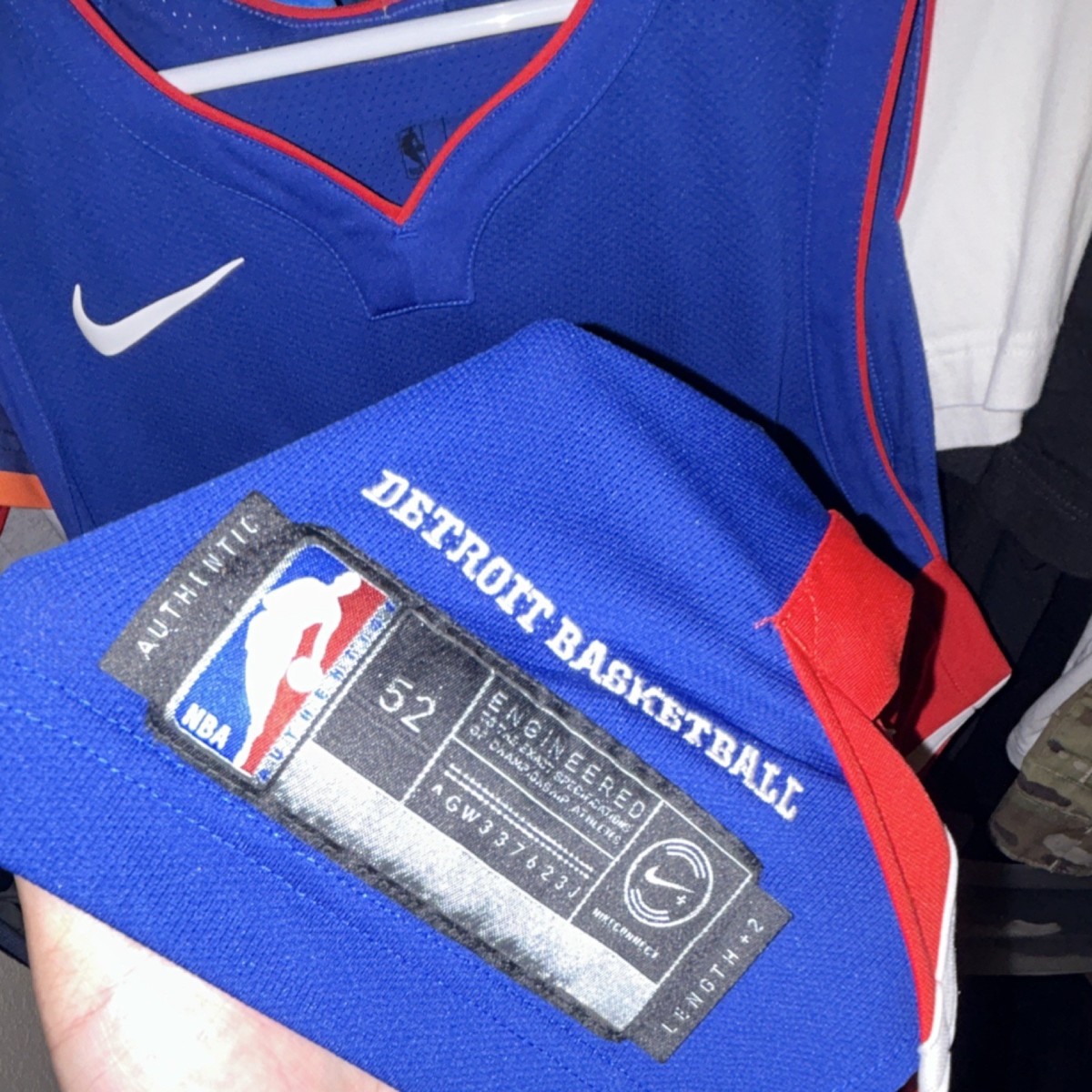 Nike Detroit Pistons Derrick Rose #25 Authentic Stitched NBA