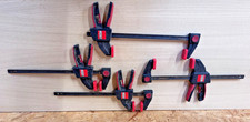 4 x Bessey EZL30-8 One Hand Clamps. Excellent condition. RRP £158.