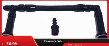 Carb Carburetor Black Braided Fuel Line Dual Feed Double Pump 4150 6an F3