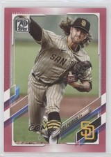 2021 Topps Mother's Day Hot Pink 33/50 Chris Paddack #259 0y8o