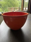 Extremely rare 1936-38 Fiesta RED #7 Nesting Bowl With Inside Rings