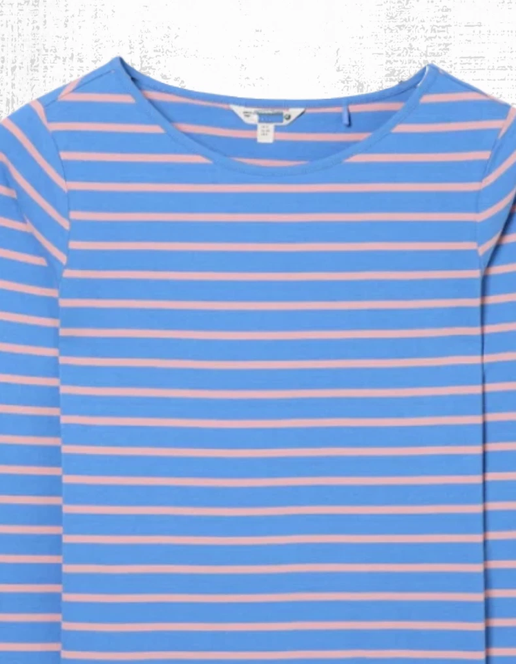 Women's Breton Shirt White/Blue Organic Cotton | Atelier Marinière