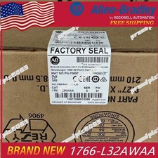 New Factory Sealed AB 1766-L32AWAA SER C MicroLogix1400 32 Point Controller