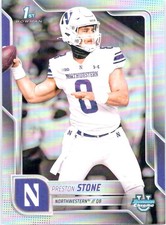 2025 Bowman University Chrome #198 Preston Stone Refractor