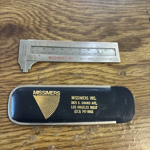 Missimers - The Executive Pocket Chum, Stainless With Slip Cover