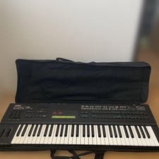 Yamaha DX7 IID 61-Key FM Digital Synthesizer w/ Soft Case Manuals & ROM