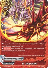 Buddyfight TCG card Foil S-BT02/0049EN FOIL/C D. Alteration Dimension Destroyer