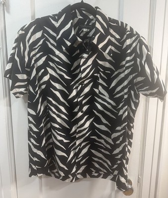 Attractions Japan Zebra 40's 50's Loop Collar Wearmasters Sold Out Size 42