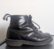 Dr. Martens 101 MADE IN ENGLAND - Black 6-Eye Boots - UK 8