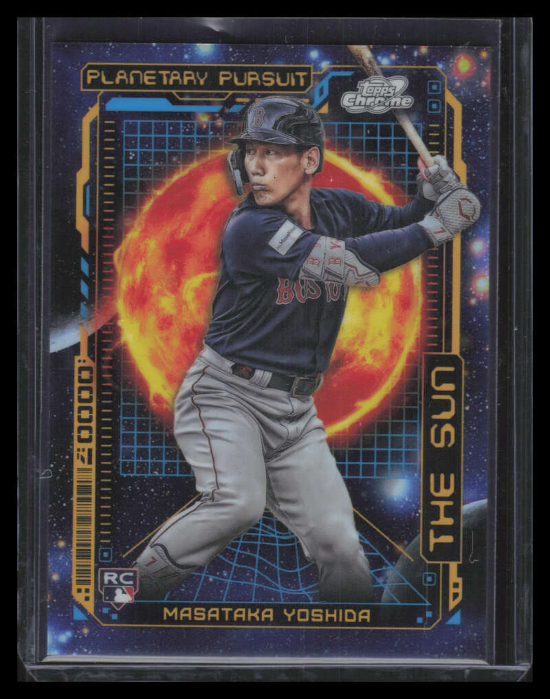 2023 Topps Chrome Cosmic Planetary Pursuit Sun pps3 Masataka Yoshida Rookie