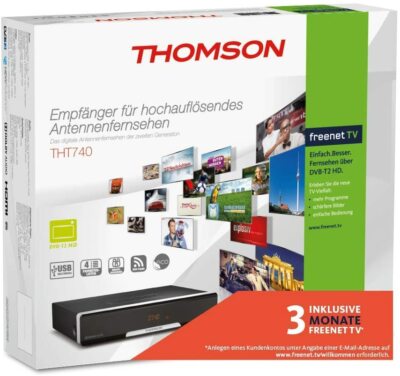 DVB-T2 Receiver HD  freenet TV HDMI SCART USB LAN irdeto OHNE 3 Monate Freenet