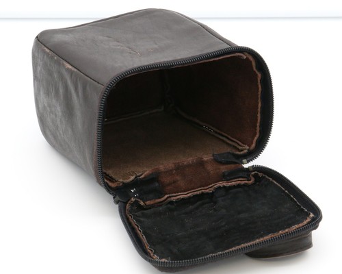 Caso Sempre Pronto Macchina Fotografica Case IN Braun Brown per Polaroid - Foto 3 di 3