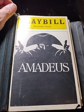 Playbill Broadway 12 Bound  1980's  Inc 1981 Amadeus, Evita,Annie,Chorus Line