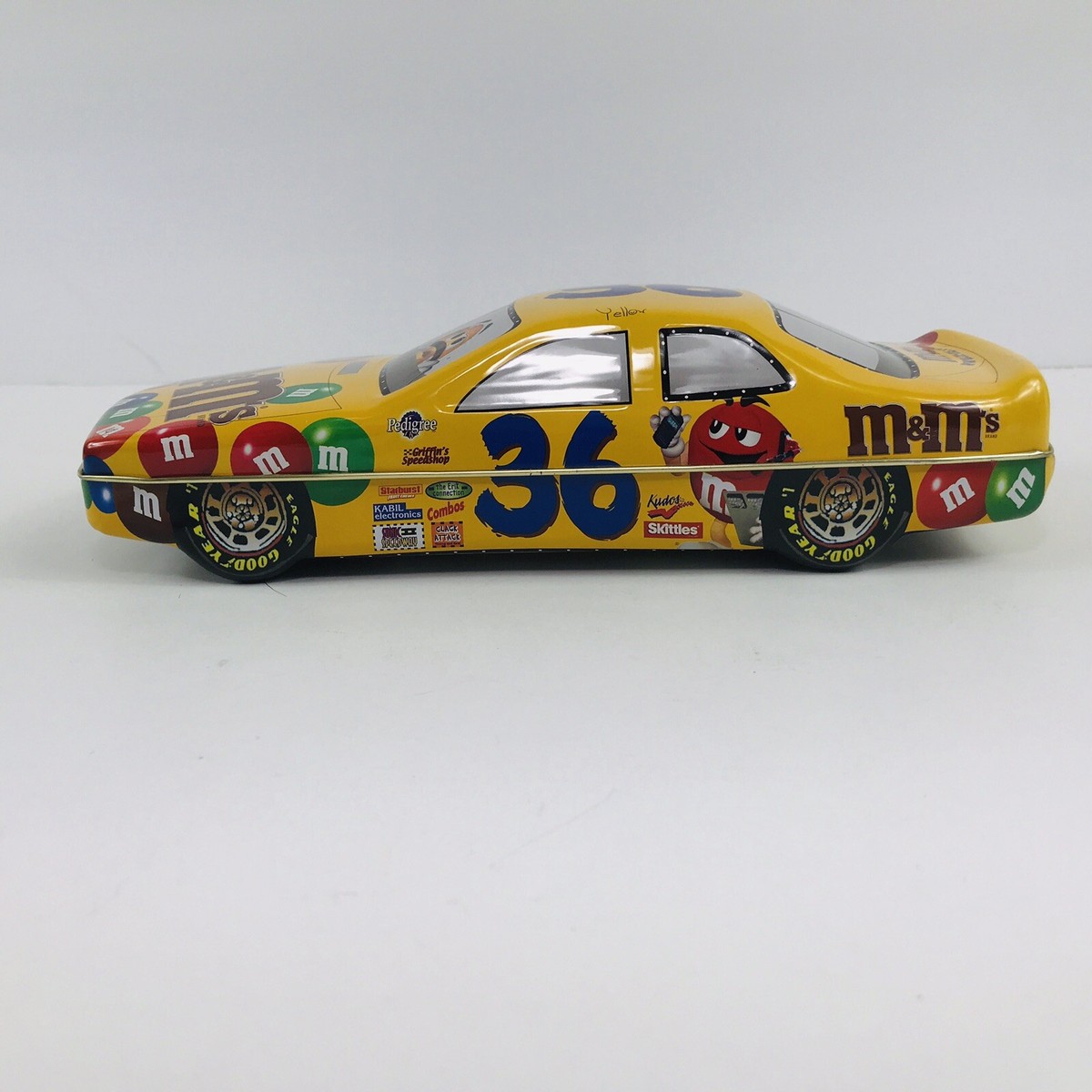 Ken Schrader #36 Yellow M&M's Car Tin Second Edition Racing Nascar