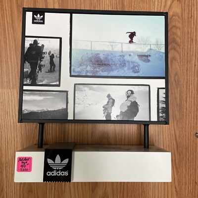 ADIDAS SNOW BOARDING SIGN 11 x 13'' heavy sign