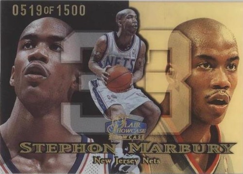 1997-98 Flair Showcase Row 3 Stephon Marbury #15 | eBay