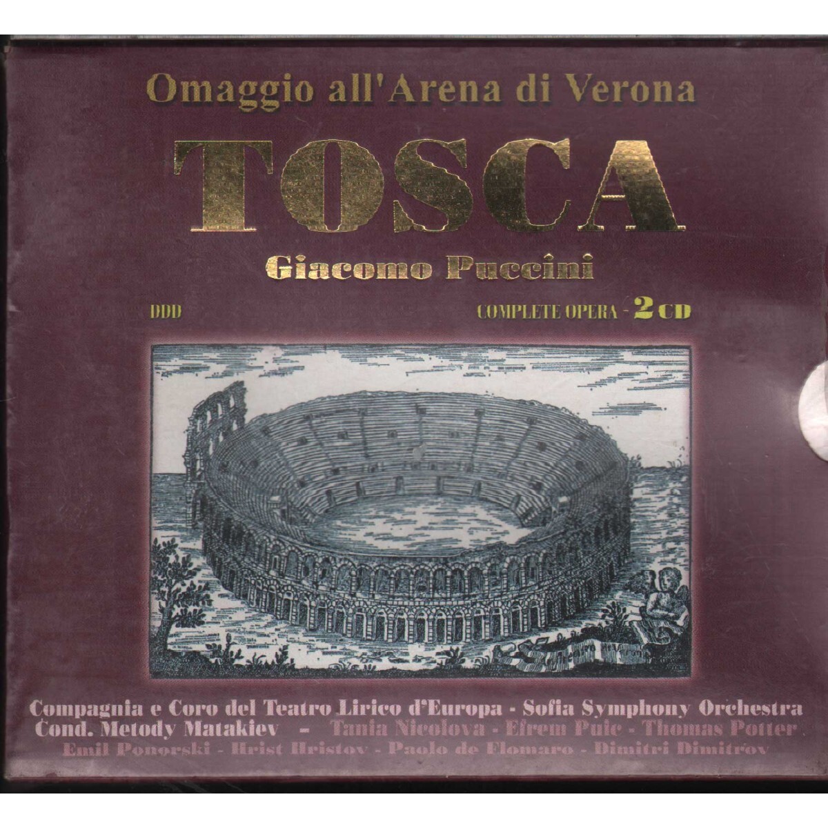 Giacomo Puccini CD Tosca Azzurra Music – GH272 Sealed