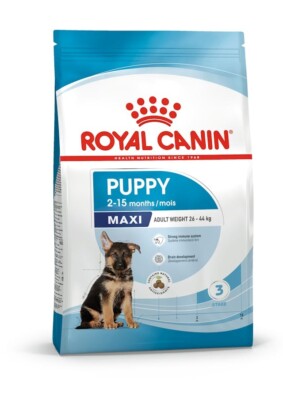 4kg Royal Canin Puppy Maxi Puppies Size Large Weight Adult 26-44kg